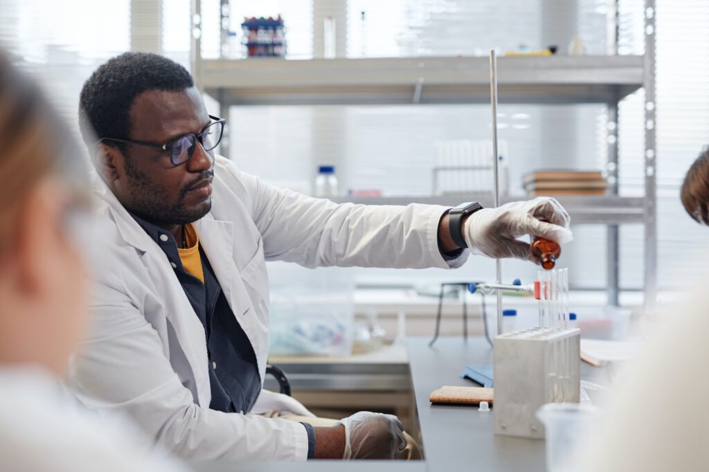 Science Experiment in Laboratory